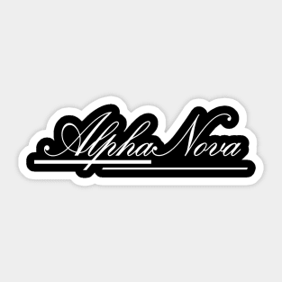 AlphaNova Sticker